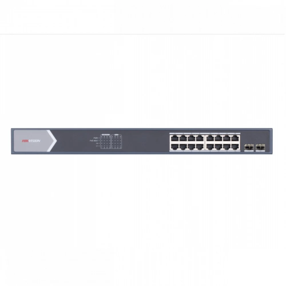 PoE Сетевой коммутатор | Интерфейс: Hi-PoE 4×RJ45 1Гбит/с / PoE 12×RJ45 1Гбит/с / Uplink 2×RJ45 1Гбит/с / Uplink 2×SFP 1Гбит/с | Протокол: IEEE 802.3 / 802.3u / 802.3x / 802.3z / 802.3ab | PoE Станд