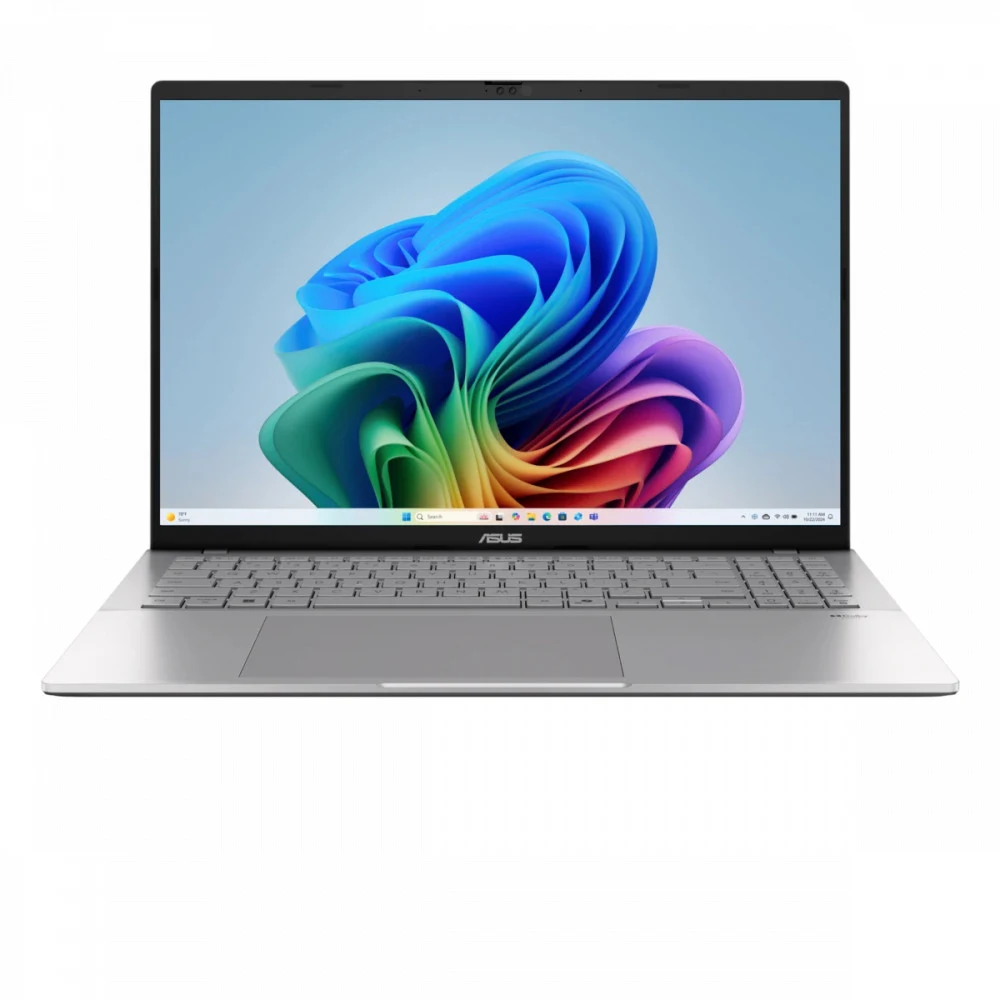 Ноутбук, ASUS Vivobook S16 M3607HA-SH086, 90NB16F2-M005R0, 16",FHD 1920x1200, OLED, 60Hz, AMD Ryzen 5 220, 16GB DDR5, 512GB SSD Gen4, AMD Radeon Graphics, DOS, Серебристый