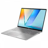 Ноутбук, ASUS Vivobook S16 M3607HA-SH086, 90NB16F2-M005R0, 16",FHD 1920x1200, OLED, 60Hz, AMD Ryzen 5 220, 16GB DDR5, 512GB SSD Gen4, AMD Radeon Graphics, DOS, Серебристый