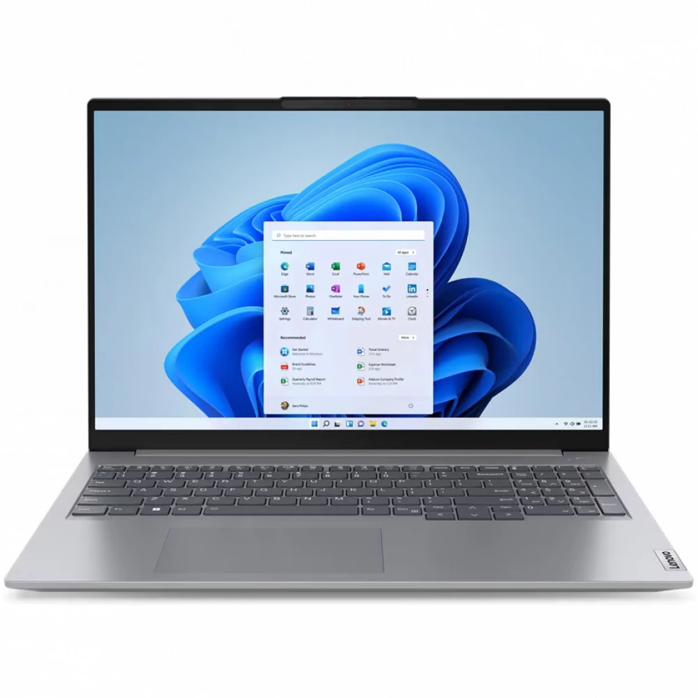 Lenovo ThinkBook 16 G6 IRL 16" WUXGA (1920x1200) IPS AG 300N, i3-1315U 1.2GHz, 1x8GB DDR5 5200, 512GB SSD M.2, Intel UHD, WiFi 6, BT, FPR, FHD Cam, 45Wh, 65W USB-C, NoOS, 1Y, 1.7kg