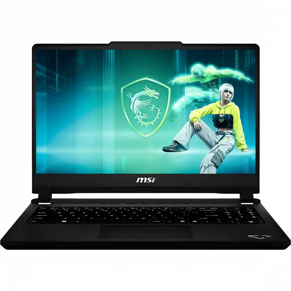 Ноутбук MSI Cyborg 15 Max C2WG-227XRU Core 7 240H 16Gb SSD512Gb NVIDIA GeForce RTX 5070 8Gb 15.6" IPS FHD (1920x1080) FreeDOS grey WiFi BT Cam (9S7-15T111-227)