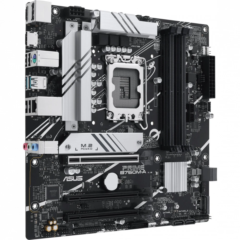 MB Socket1700, MATX, iB760 (2HDMI+DP) ASUS PRIME B760M-A-CSM, 4DDR5, 3PCIx16