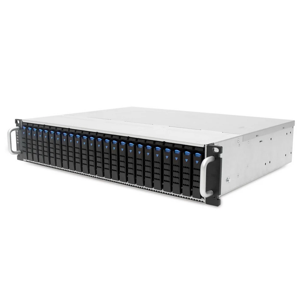 Дисковая полка/ J2024-06-35X, 2U 24x 2.5" hot-swap bays, hot-swap JBOD with dual SAS 12G expander controller, dual BMC, tool-less HDD tray, 550W 1+1 hot-swap redundant 80+ platinum, tool-less rail k