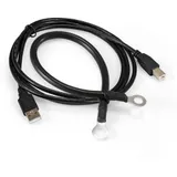 Комплект ИБП EX295988RUS + батарея 120Aч EX285657RUS 2шт (инвертор, синус, для котла) ExeGate SineTower SZ-1500.LCD.AVR.2SH.1C13.USB <1500VA/1200W, чистый синусоида, LCD дисплей, AVR, 2*Schuko+1*C13