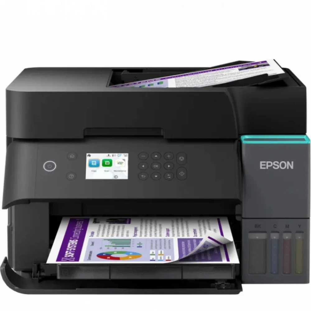 МФУ струйное цветное Epson L6370 C11CL43405, А4, до 35 стр/мин, Ethernet, Wi-Fi Direct, ADF, Duplex, СНПЧ