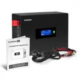 Комплект ИБП EX295994RUS + батарея 120Aч EX285657RUS 2шт (инвертор, синус, для котла, PF=1, настенный) ExeGate IdealSine SR-1500.LCD.2SH  <1500VA/1500W, чистая синусоида, цветной LCD-дисплей, 2*Schu