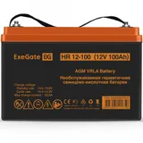 Повр. упаковка. Аккумуляторная батарея ExeGate HR 12-100 (12V 100Ah, болт М6)