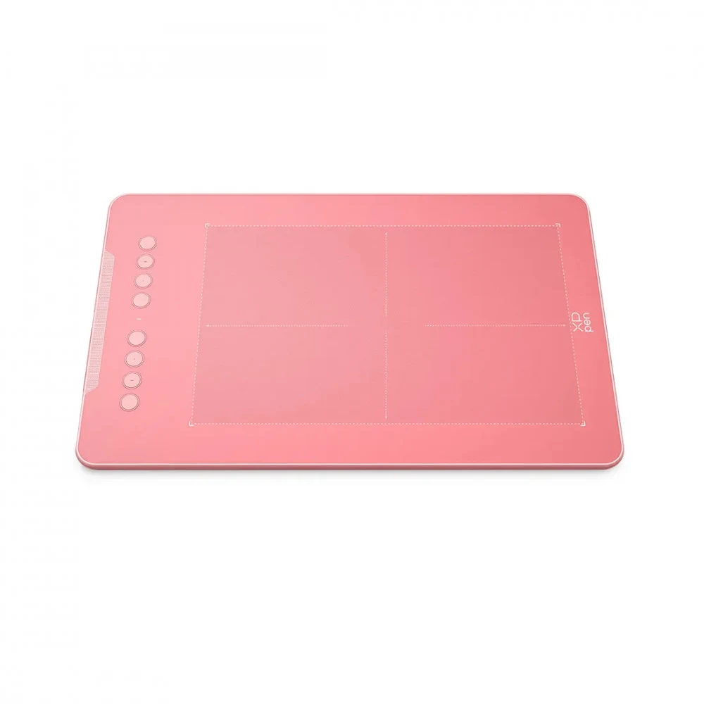 Графический планшет, XP-Pen, Deco 01 (V3) pink, Разрешение 5080 lpi, Чувствительность к нажатию 8192, Интерфейс USB, Рабочая область 10"х6,25", розовый