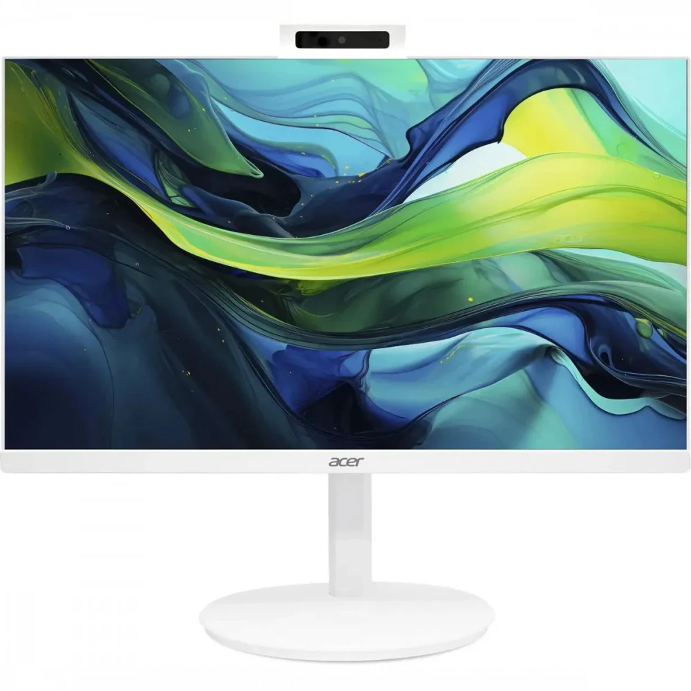 Моноблок Acer Aspire C27A-GRPL 27" Full HD Core 5 120U (1.4) 16Gb SSD512Gb Graphics CR Eshell GbitEth WiFi BT 90W клавиатура мышь Cam белый 1920x1080