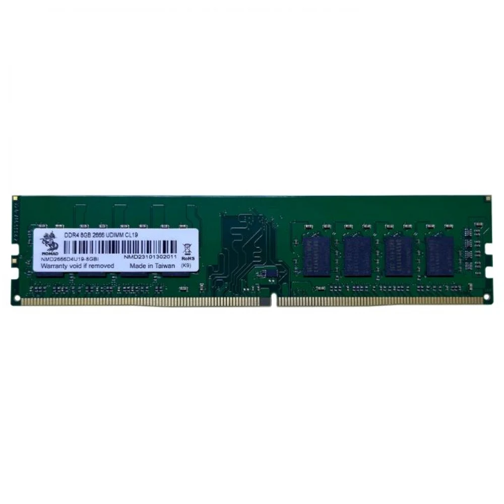 Оперативная память 8GB DDR4 2666MHz NOMAD PC4-21300 CL19 NMD2666D4U19-8GB Bulk Pack FULL совместимость!