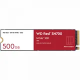 Твердотельные накопители/ WD SSD Red SN700 NVMe for NAS, 500GB, M.2(22x80mm), NVMe, PCIe 3.0 x4, R/W 3430/2600MB/s, IOPs 420 000/380 000, TBW 1000, DWPD 1 (12 мес.)