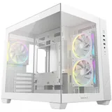 Компьютерный корпус, Deepcool, CG330 3F WH R-CG330-WHNGM3-G, Micro ATX/Mini-ITX, USB 3.0/2.0*2, Audio+Mic, 3*120mm ARGB, Высота процессорного кулера до 163мм, Длина VGA до 410мм, 1+1*3.5"/2+2*2.5",