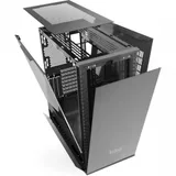 Корпус без блока питания/ Case PCCooler IE200 BK, Midi-Tower, TG, 1x120mm ARGB, 1xUSB-A 3.0 + 2xUSB-A 2.0, E-ATX, ATX, mATX, mITX Black