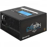 Блок питания, Chieftec, Proton BDF-600S, 600W, ATX, APFC, Bronze, non-Modular, 20+4pin, 4+4pin, 6*Sata, 3*Molex, 2*PCI-E 6+2 pin, Вентилятор 12см, Черный