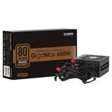 Блок питания ZALMAN 650W GigaMax ZM650-GV3 черный (ATX, 80+ Bronze, APFC, 20+4P, 2xPCIe 6+2P, 3хMolex, 6xSATA, 120mm fan, RTL) (ZM650-GV3)