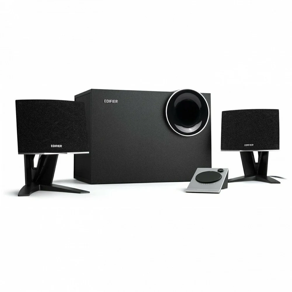 Акустическая система, Edifier, M203BT, 2.1, Bluetooth 5.0, AUX, Пульт дистанционного управления, Черный