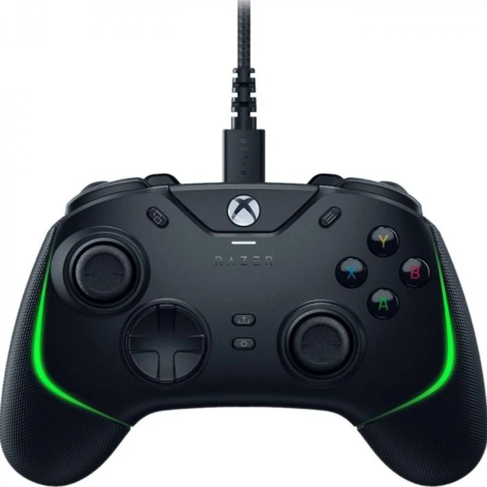 Геймпад, Razer, Wolverine V2 Chroma, RZ06-04010100-R3M1, Работает с Xbox One, Xbox Series X | S или ПК (Windows® 10 и выше), 6 дополнительных многофункциональных кнопок, Сменные насадки джойстиков,