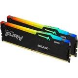 Память DDR5 2x8GB 6000MHz Kingston KF560C30BBEAK2-16 Fury Beast Black Expo RGB RTL Gaming PC5-48000 CL30 DIMM 288-pin 1.4В kit single rank с радиатором Ret