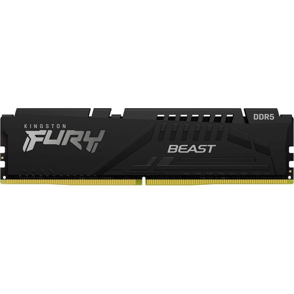Память DDR5 8GB 6000MHz Kingston KF560C30BBEA-8 Fury Beast Black Expo RGB RTL Gaming PC5-48000 CL30 DIMM 288-pin 1.4В kit single rank с радиатором Ret