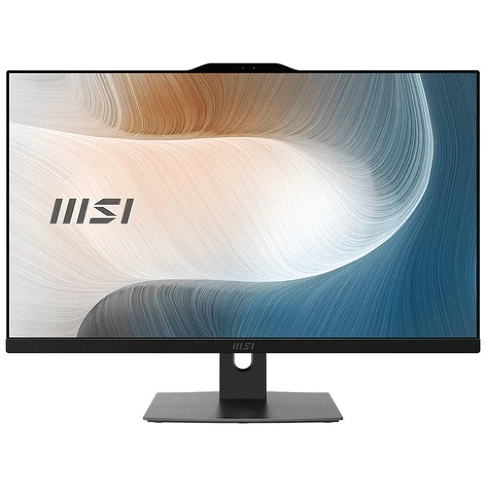 Моноблок/ Modern AM272P 1MA-1461XRU 27"(1920x1080 IPS)/Intel Core 5 120U(1.4Ghz)/16384Mb/500SSDGb/noDVD/Int:Intel® Graphics/Cam/BT/WiFi/war 1y/7.5kg/Black/noOS + Wireless KB+M