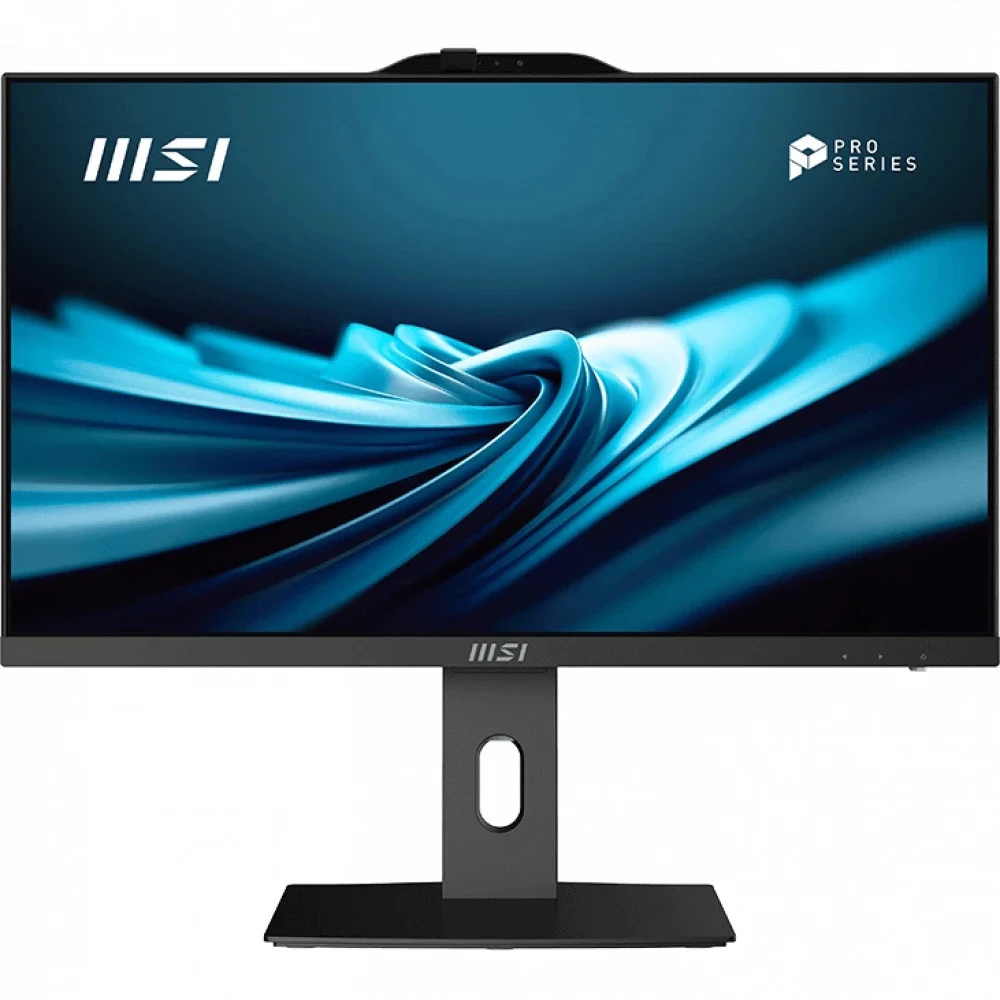Моноблок/ MSI PRO AP242P 14M-685XRU 23.8"(1920x1082 (матовый) IPS)/Intel Core i5 14400(2.5Ghz)/8192Mb/512PCISSDGb/noDVD/Int:Intel UHD Graphics 730/Cam/BT/WiFi/-/war 1y/4.63kg/Black/noOS + Wireless K