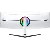 Монитор, Samsung, LS57CG952NIXCI, Odyssey Neo G9, 57", Изогнутый, 7680*2160, VA, 240 Гц, 32:9, 420 кд/м2, 2500:1, 1 мс, 178/178, 1.07 млрд., DP*1, HDMI*3, USB*2, Аудиопорт, VESA 100*100 мм, Регулиро