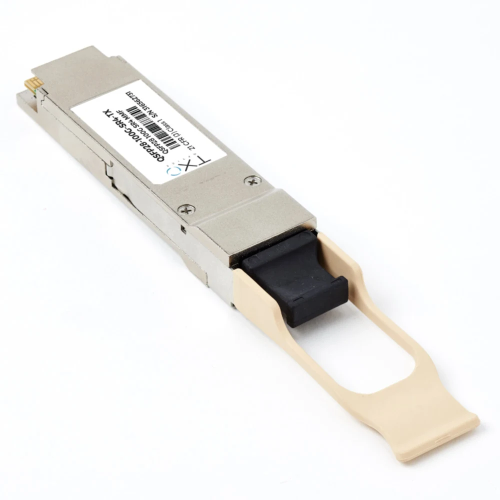 Трансивер 100GBase-SR4 Optical Transceiver,QSFP28,100G,Multi-mode (850nm,0.1km,MPO) [QSFP28-100G-SR4], шт