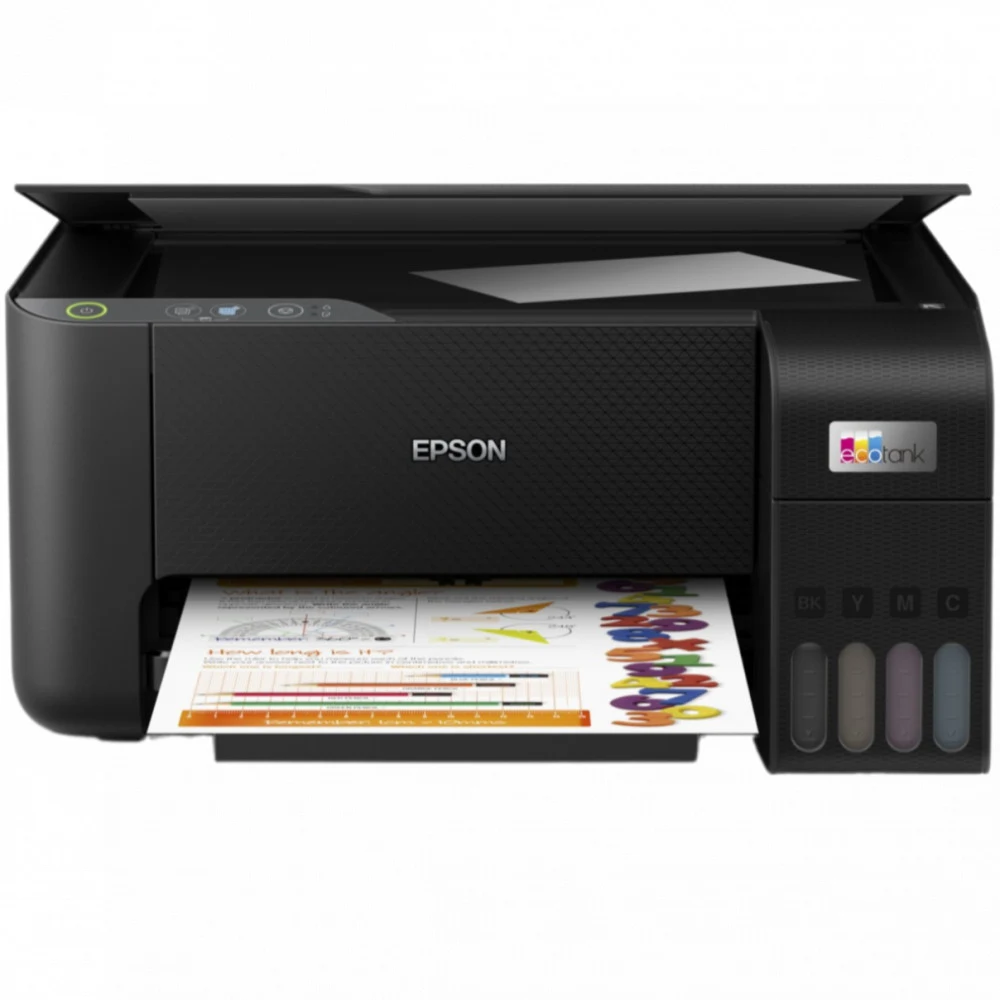 МФУ струйный EPSON EcoTank L3210 (A4, принтер/сканер/копир, 5760x1440dpi, до 33чб/15цв. ppm, СНПЧ, Ink003 , USB) (C11CJ68501)