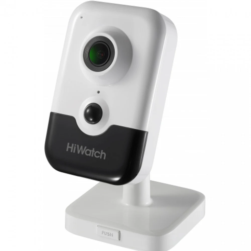 Камера видеонаблюдения IP HiWatch DS-I214W(C)(4mm) Wi-Fi 4-4мм цв. корп.:белый