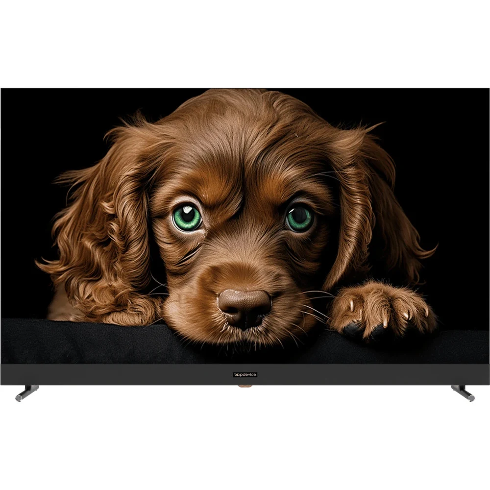 Телевизор Topdevice 50"/UHD/VA-QLED/Smart GTV/2-16ГБ/BT/Soundbar/черный.(TDTV50DQ08UBK)(TDTV50DQ08U_BK)