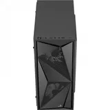 Корпус AeroCool Glider-G, Midi Tower, ATX, Black, 1x3.5"/4x2.5", 2xUSB, USB3.0, RGB
