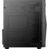 Корпус AeroCool Glider-G, Midi Tower, ATX, Black, 1x3.5"/4x2.5", 2xUSB, USB3.0, RGB