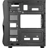 Корпус AeroCool Glider-G, Midi Tower, ATX, Black, 1x3.5"/4x2.5", 2xUSB, USB3.0, RGB