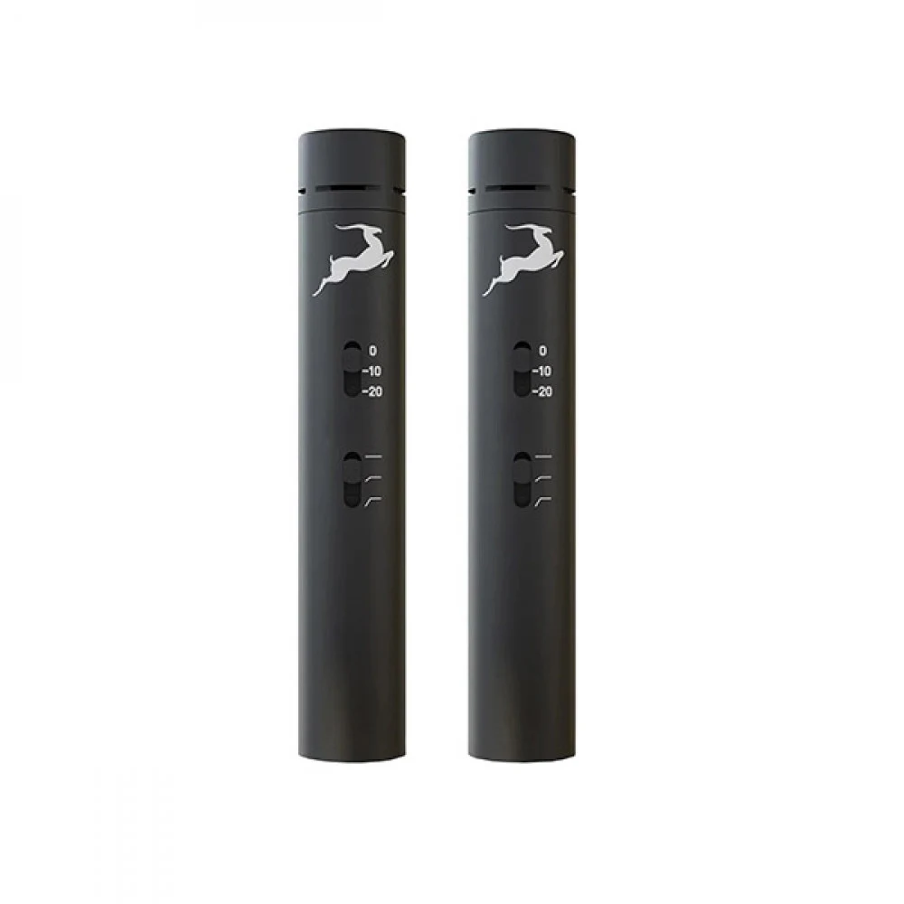 Пара микрофонов Antelope Audio [Edge Note Bundle] конденсаторные, диафрагма: 16,1 мм, кардиоида, 20 Гц - 20 кГц, уровень звукового давления: 146 дБ, соотношение сигнал-шум: 69 дБ (А), чувствительнос