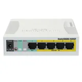 RB260GS CSS106-5G-1S (r2) 5-port Gigabit smart switch with SFP cage, SwOS, plastic case, PSU {20}, (002310)