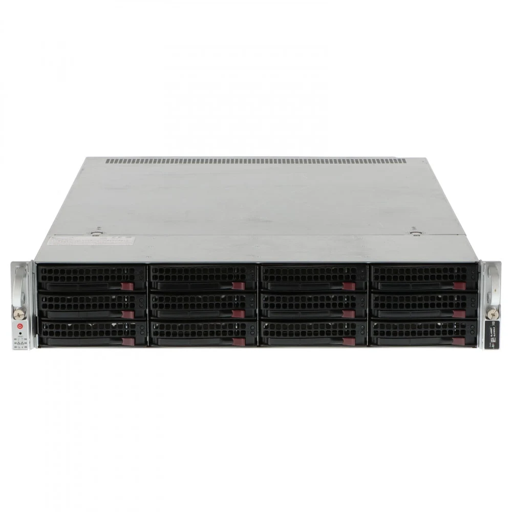 Сервер 2U Rack RMC2108/X12DPL-6/2x Intel Xeon 4309Y 8 core 2.8Ghz/2x32GB DDR4 RDIMM/LSI-9361-8i RAID 0 1 5 6 10 50 60 + CVm02/1x 480GB SSD M.2/8x 3,5/2,5 SAS SATA Drive bays/2x 1 Gbe LAN Rj45/IPMI/2