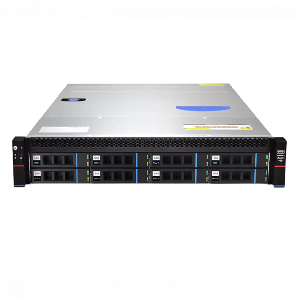 Сервер 2U Rack RMC2108/X12DPL-6/2x Intel Xeon 4310 12 core 2.1Ghz/2x32GB DDR4 RDIMM/LSI-9361-8i RAID 0 1 5 6 10 50 60 + CVm02/1x 480GB SSD M.2/8x 3,5/2,5 SAS SATA Drive bays/2x 1 Gbe LAN Rj45/IPMI/2