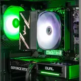 Персональный компьютер XG Pro-Gaming XGMM023/1STPLAYER DK-3-BK/AMD Ryzen 5 8400F 4.2 GHz/16/SSD1TB/RTX5050/8/Dos