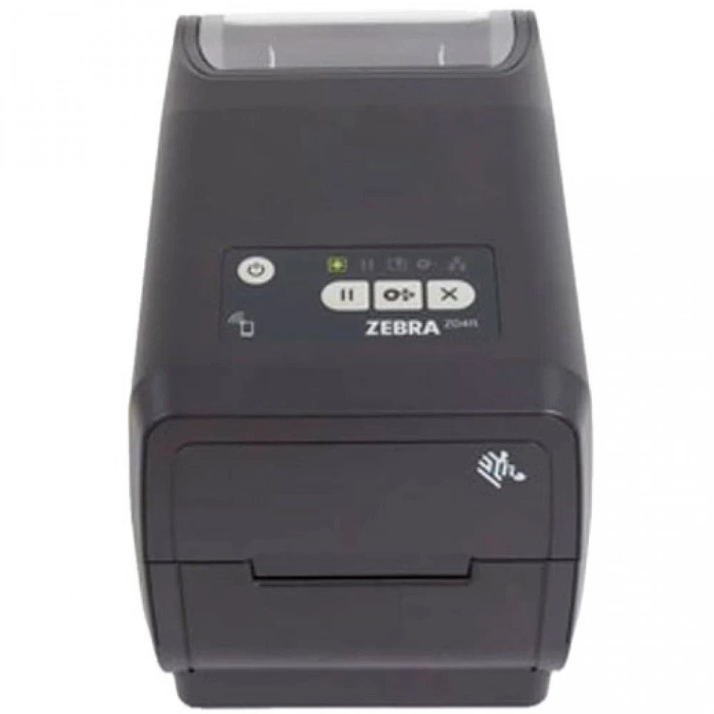Thermal Transfer Printer (74M) ZD411 203 dpi, USB, USB Host, Modular Connectivity Slot, BTLE5, EU and UK Cords, Swiss Font, EZPL