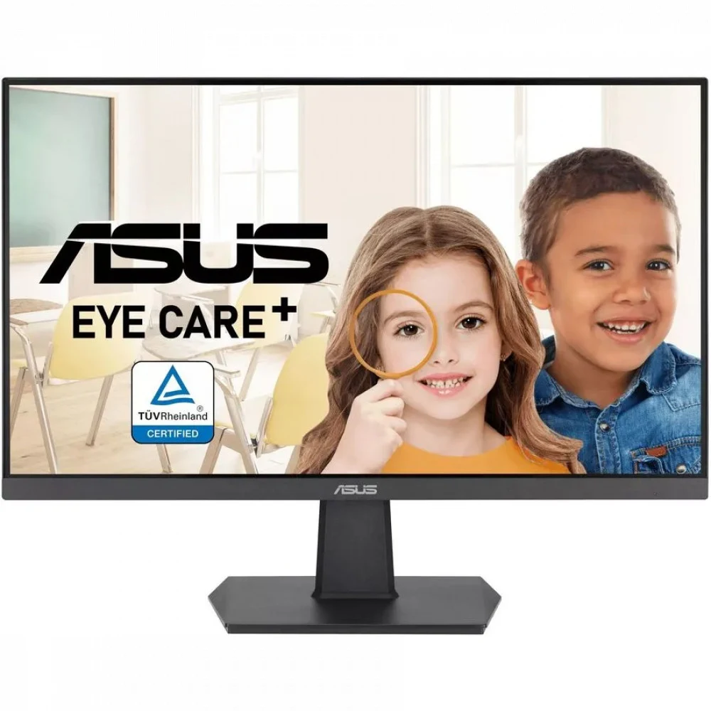 Монитор LCD 23.8" VA24EHF/ ASUS VA24EHF 23.8" WLED IPS monitor, 16:9, 1920x1080, 1ms MPRT, 250 cd/m2, HDMIx1, 100Hz, Flicker free, VESA 100x100 mm, HDMI cable, T, Frameless, black