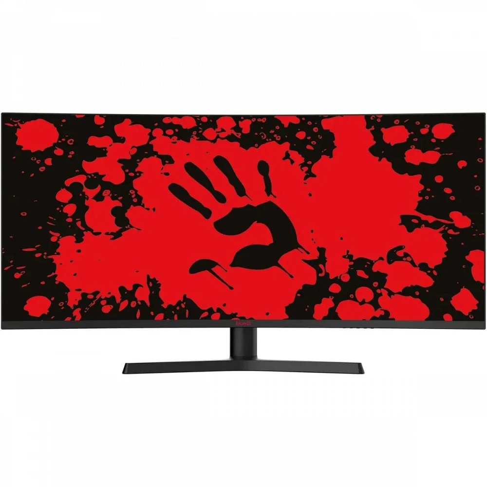 Монитор Bloody 34" MN340W черный VA LED 16:9 HDMI M/M матовая HAS Piv 3000:1 300cd 178гр/178гр 2560x1440 180Hz FreeSync DP 2K USB 5.7кг