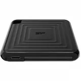 Silicon Power PC60 256GB Portable SSD SATAIII USB 3.2 Gen2 (Type-C) Portable SSD, R/W: up to 540MB/s 500MB/s, Black