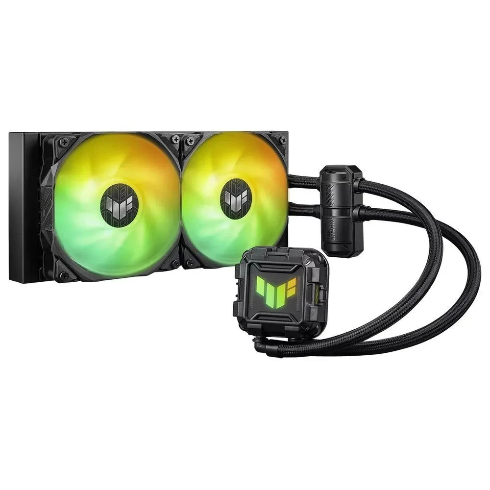 СЖО Asus TUF Gaming LC II 240 ARGB, S115X/1200/1700/AM4/AM5, 12cm, 3+4pin, Al+Cu, 800-2000rpm, 29dB,