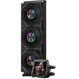 Система охлаждения/ Water Cooling System PCCooler DT360 ARGB Display BK (300W, 360mm, LED temp., Black, ARGB/ Fans: 3x120mm, 83.83CFM, 3000RPM/ Pump height 62mm, 15dBA, 2600RPM, Rad thickness 27mm/