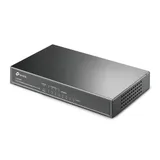 Коммутатор TP-Link TP-Link TL-SF1008P 8-портовый 10/100 Мбит/с настольный PoE коммутатор, 8 портов RJ45 10/100 Мбит/с + 4 порта PoE, IEEE 802.3af, бюджет PoE 57 Вт, стальной корпус