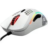 Компьютерная мышь, Glorious, Model D, GD-GWHITE, Игровая, Оптическая, Проводная, Pixart PMW-3360 Sensor, 12000 DPI, 250+ IPS, 50G, 1000 Hz, RGB, 6 кнопок, Длина провода 2м, Глянцевый белый