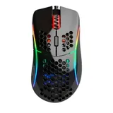 Компьютерная мышь, Glorious, Model D-, GLO-MS-DM-GB, Игровая, Оптическая, Проводная, Pixart PMW-3360 Sensor, 12000 DPI, 250+ IPS, 50G, 1000 Hz, RGB, 6 кнопок, Длина провода 2м, Глянцевый черный