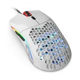 Компьютерная мышь, Glorious, Model O-, GOM-GWHITE, Игровая, Оптическая, Проводная, Pixart PMW-3360 Sensor, 12000 DPI, 250+ IPS, 50G, 1000 Hz, RGB, 6 кнопок, Длина провода 2м, Глянцевый белый
