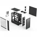 Корпус ПК без блока питания/ Case Fractal Design Epoch XL TG RGB Light Tint, Full-Tower, 3x140mm ARGB, 2xUSB-A 3.2 + 1xUSB 3.2 Type-C E-ATX, ATX, mATX, mITX, Black