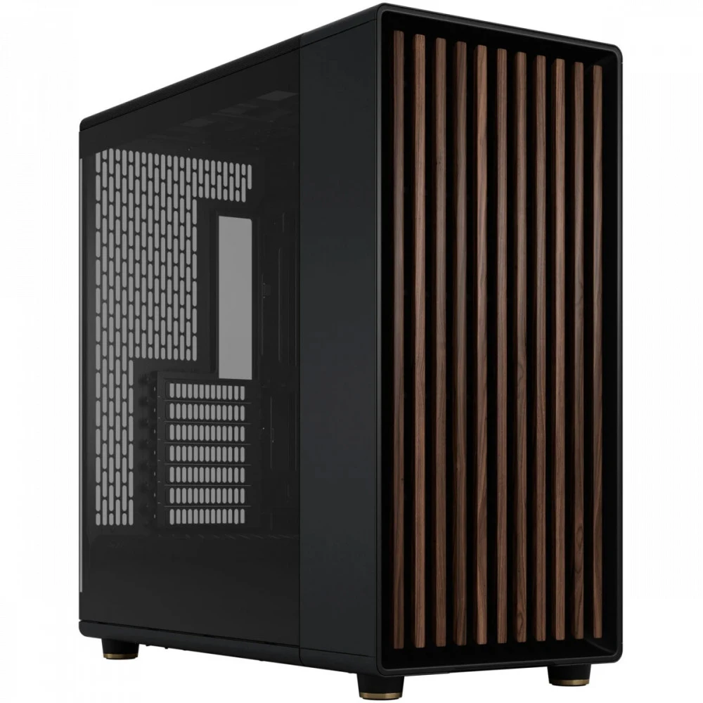 Корпус ПК без блока питания/ Case Fractal Design North XL RC Charcoal TG Dark, Full-Tower, 3x140mm, 2xUSB-A 3.0 + 1xUSB 3.2 Type-C, ATX, mATX, mITX Black